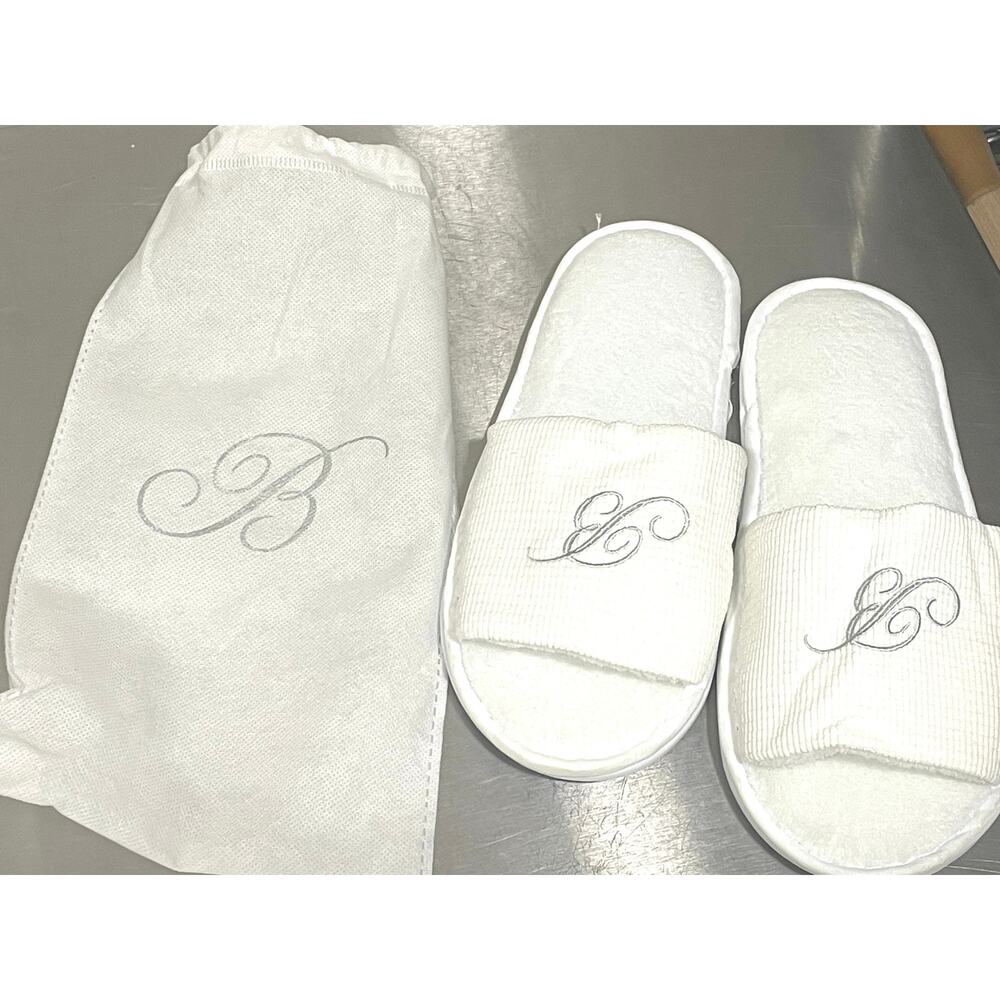 Bellagio Las Vegas LV Furry House Open Slippers Slide Slip-On